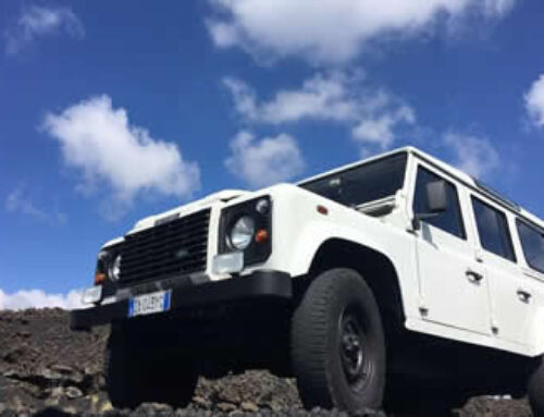 White Land Rover